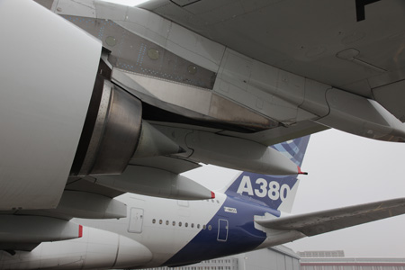 Erstflug A380 in Zürich